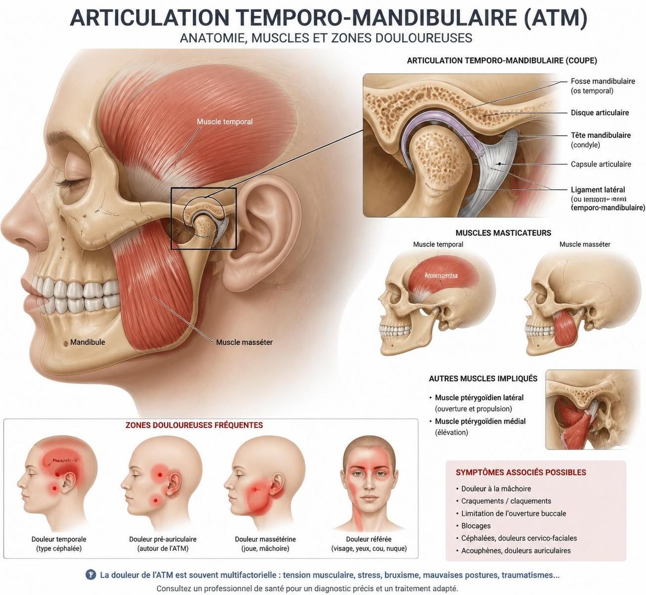 découvrez les causes méconnues de la douleur à la mâchoire qui affectent votre vie quotidienne et apprenez comment les identifier pour mieux les traiter.