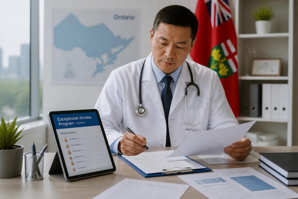 découvrez le programme d'accès exceptionnel de l'ontario, ses démarches précises et la liste complète des médicaments concernés pour un accès facilité.