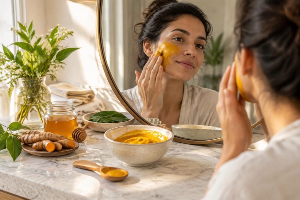 découvrez les bienfaits du curcuma pour le visage, des recettes de masques naturels et des conseils pour illuminer la peau tout en douceur.