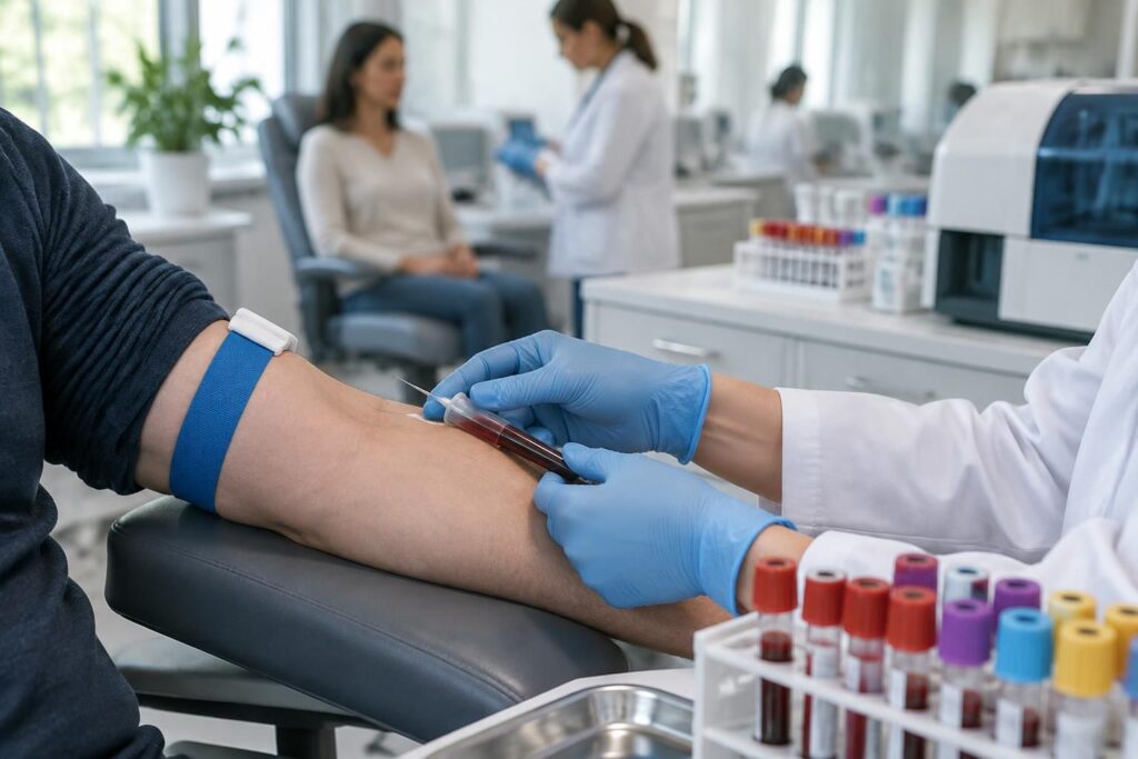 découvrez les prises de sang utilisées pour diagnostiquer le diabète : glycémie à jeun, hba1c, seuils à connaître et examens complémentaires.