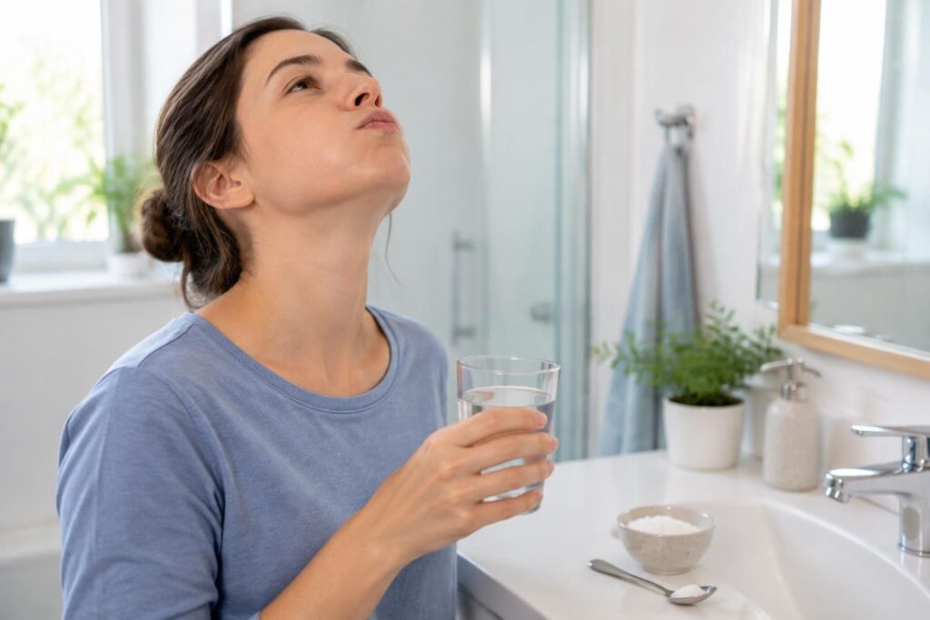 découvrez comment préparer un gargarisme à l’eau salée, le bon dosage, ses bienfaits pour apaiser le mal de gorge et les remèdes complémentaires.