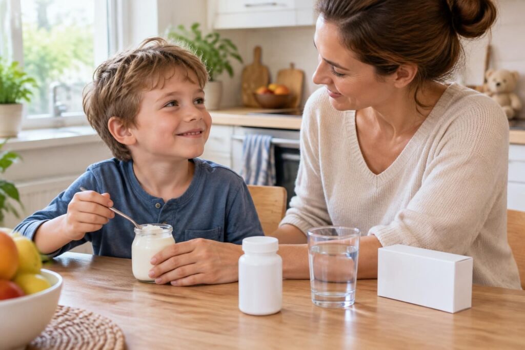 après une gastro ou un traitement antibiotique, découvrez si les probiotiques peuvent aider votre enfant et dans quels cas demander conseil à un professionnel de santé.